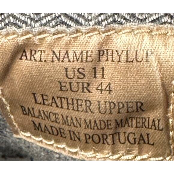 BULL BOXER ART. NAME PHYLUP BLACK, MENS DRESS CASUAL SHOES Size 11 Handmade - Picture 10 of 11